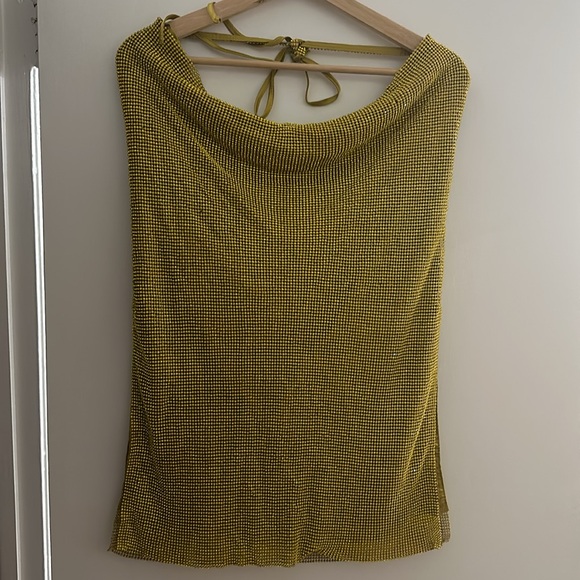 Meshki Women's Gold Dress - Picture 3 of 5